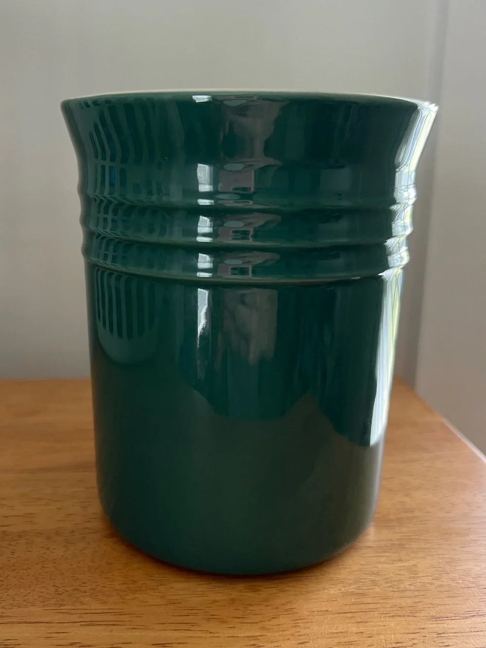 Le Creuset Utensil Crock Holder 6 Inches Dark Green